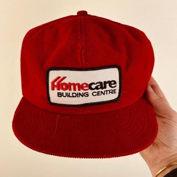 Vintage Other - Corduroy vintage trucker hat